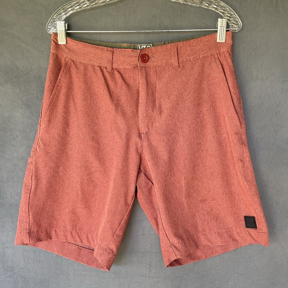 Vintage 1946 Men’s Size 30 Performance Shorts Active Burgandy Moisture Wicking
